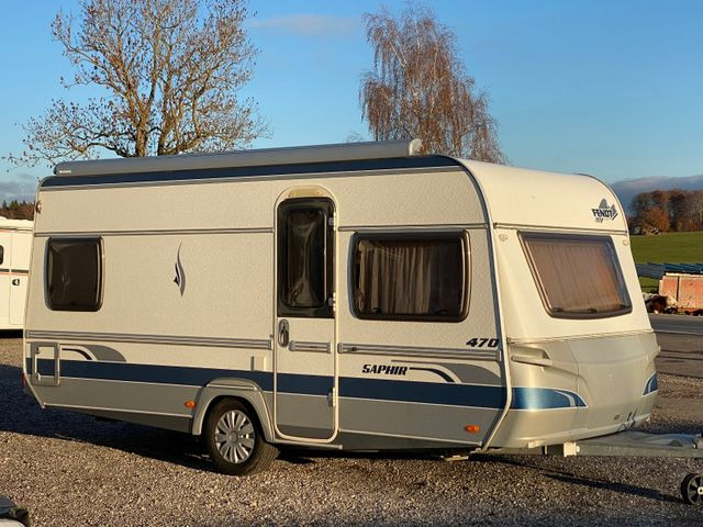 Fendt Saphier 470 TF, Mover, Klima, Markise - كرفان سحب: صورة 1 Fendt Saphier 470 TF, Mover, Klima, Markise - كرفان سحب: صورة 1