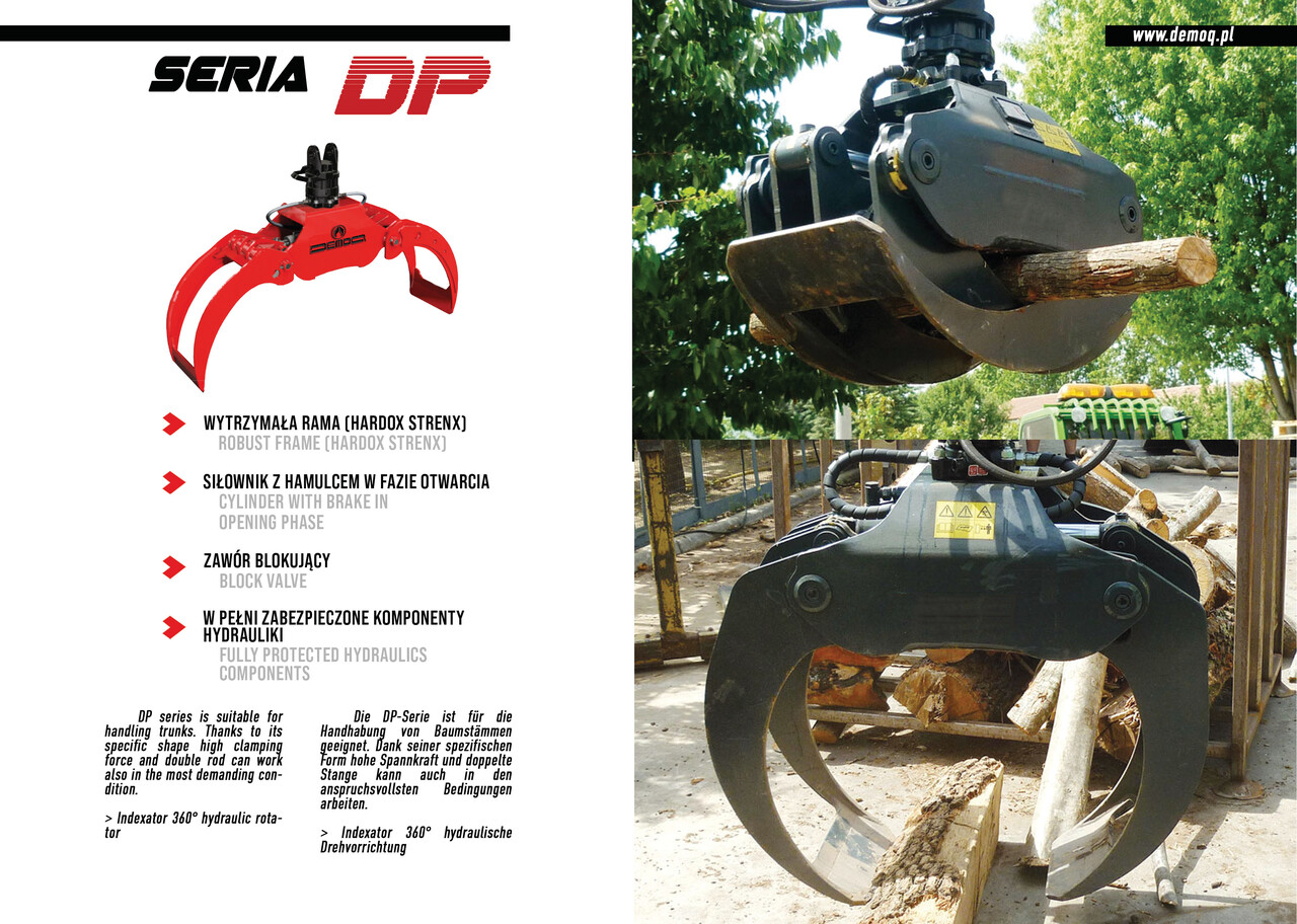 DEMOQ DP200 Log Grab  3160 kg - كلّاب - آلات الإنشاء: صورة 2 DEMOQ DP200 Log Grab  3160 kg - كلّاب - آلات الإنشاء: صورة 2