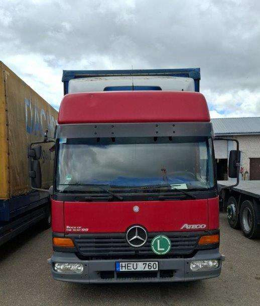 Mercedes-Benz Atego 817 - شاحنة ذات ستائر جانبية: صورة 1 Mercedes-Benz Atego 817 - شاحنة ذات ستائر جانبية: صورة 1