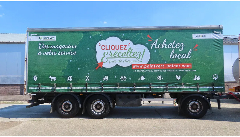 Lecitrailer 27000 kg!   Liftaxel, 3 axel BPW, Edscha - مقطورة ستارة: صورة 1 Lecitrailer 27000 kg!   Liftaxel, 3 axel BPW, Edscha - مقطورة ستارة: صورة 1