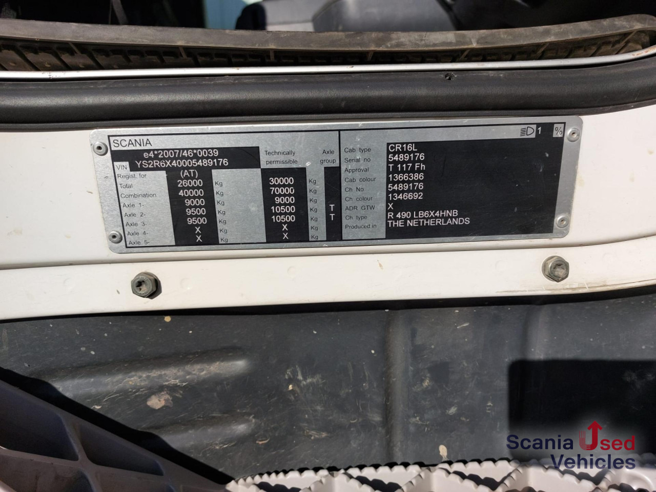 SCANIA R 490 LB6x4HNB E6 Holztransporter - شاحنة قطع الأشجار: صورة 3 SCANIA R 490 LB6x4HNB E6 Holztransporter - شاحنة قطع الأشجار: صورة 3
