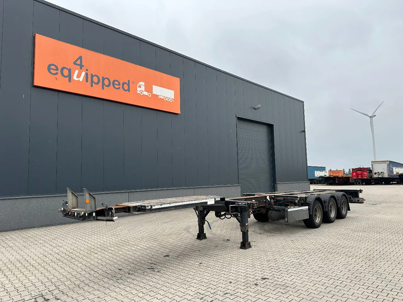 Broshuis 3UCC-39/45 FLN, 45FT High Cube multi, BPW, liftas, NL-chassis, 2x beschikbaar - ناقل حاوية/ نصف مقطورة بحاوية: صورة 1 Broshuis 3UCC-39/45 FLN, 45FT High Cube multi, BPW, liftas, NL-chassis, 2x beschikbaar - ناقل حاوية/ نصف مقطورة بحاوية: صورة 1