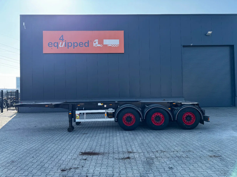 Burg 20FT/3-axles, SAF INTRADISC, ADR (EXII, EXII, FL, AT), 2x LIFTAXLE, NL-Chassis - ناقل حاوية/ نصف مقطورة بحاوية: صورة 4 Burg 20FT/3-axles, SAF INTRADISC, ADR (EXII, EXII, FL, AT), 2x LIFTAXLE, NL-Chassis - ناقل حاوية/ نصف مقطورة بحاوية: صورة 4