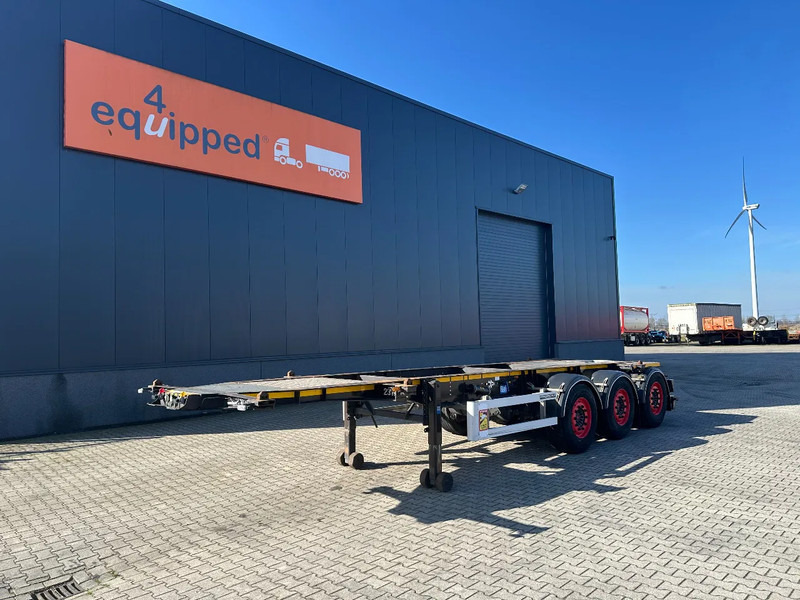 Burg 20FT ADR (EX/II, EX/III, FL, AT), Leergewicht : 3.690kg, SAF INTRADISC, 2x Liftachse, NL-Chassis - ناقل حاوية/ نصف مقطورة بحاوية: صورة 1 Burg 20FT ADR (EX/II, EX/III, FL, AT), Leergewicht : 3.690kg, SAF INTRADISC, 2x Liftachse, NL-Chassis - ناقل حاوية/ نصف مقطورة بحاوية: صورة 1