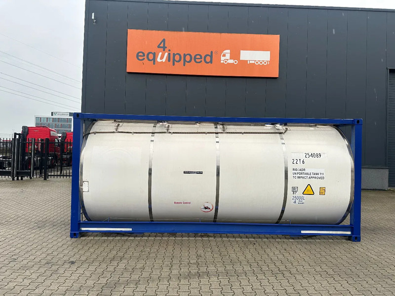 CIMC 20FT ISO, 25.060L / 1-COMP / 3 BAFFELS / T11 / 4 manholes / ADR valid until 10/2027 - خزان تخزين: صورة 2 CIMC 20FT ISO, 25.060L / 1-COMP / 3 BAFFELS / T11 / 4 manholes / ADR valid until 10/2027 - خزان تخزين: صورة 2