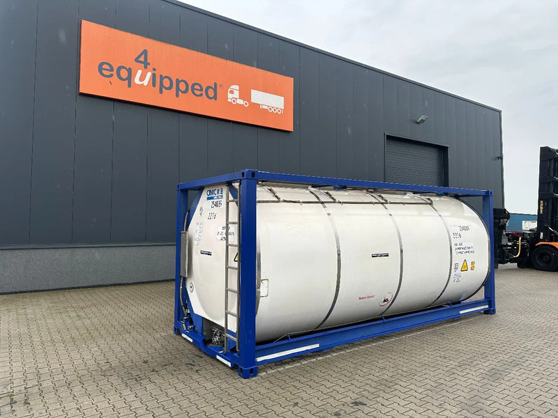 CIMC 20FT ISO, 25.060L / 1-COMP / 3 BAFFELS / T11 / 4 manholes / ADR valid until 10/2027 - خزان تخزين: صورة 1 CIMC 20FT ISO, 25.060L / 1-COMP / 3 BAFFELS / T11 / 4 manholes / ADR valid until 10/2027 - خزان تخزين: صورة 1