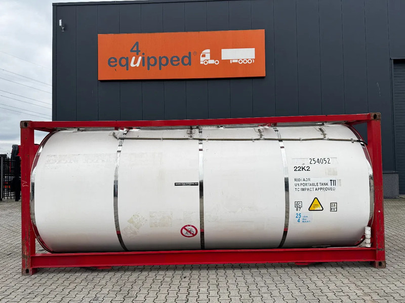 CIMC 20FT ISO, 25.080L / 1-COMP / 3 BAFFELS / T12 / 4 manholes / ADR valid until 02/2027 - خزان تخزين: صورة 2 CIMC 20FT ISO, 25.080L / 1-COMP / 3 BAFFELS / T12 / 4 manholes / ADR valid until 02/2027 - خزان تخزين: صورة 2