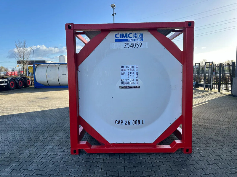CIMC 20FT ISO, 25.080L / 1-COMP / 3 BAFFELS / T12 / 4 manholes / ADR valid until 12/2026 - خزان تخزين: صورة 5 CIMC 20FT ISO, 25.080L / 1-COMP / 3 BAFFELS / T12 / 4 manholes / ADR valid until 12/2026 - خزان تخزين: صورة 5