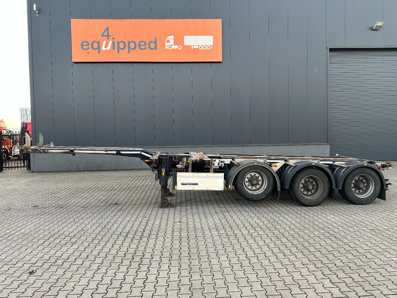 D-Tec FLEXITRAILER / 45FT HC MULTI / BPW + drumbrakes / liftaxle / NL / APK 11-2026 - ناقل حاوية/ نصف مقطورة بحاوية: صورة 4 D-Tec FLEXITRAILER / 45FT HC MULTI / BPW + drumbrakes / liftaxle / NL / APK 11-2026 - ناقل حاوية/ نصف مقطورة بحاوية: صورة 4