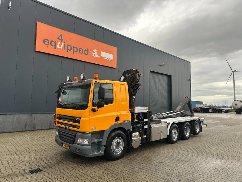 DAF CF 85.410 8x2 / HMF 3000 K6 crane (30T/m 6x extendable) + remote / HYVALIFT 26Tkg HOOK, / EURO-5 / NL-TRUCK - شاحنة برافعة خطافية, شاحنة كرين: صورة 3 DAF CF 85.410 8x2 / HMF 3000 K6 crane (30T/m 6x extendable) + remote / HYVALIFT 26Tkg HOOK, / EURO-5 / NL-TRUCK - شاحنة برافعة خطافية, شاحنة كرين: صورة 3