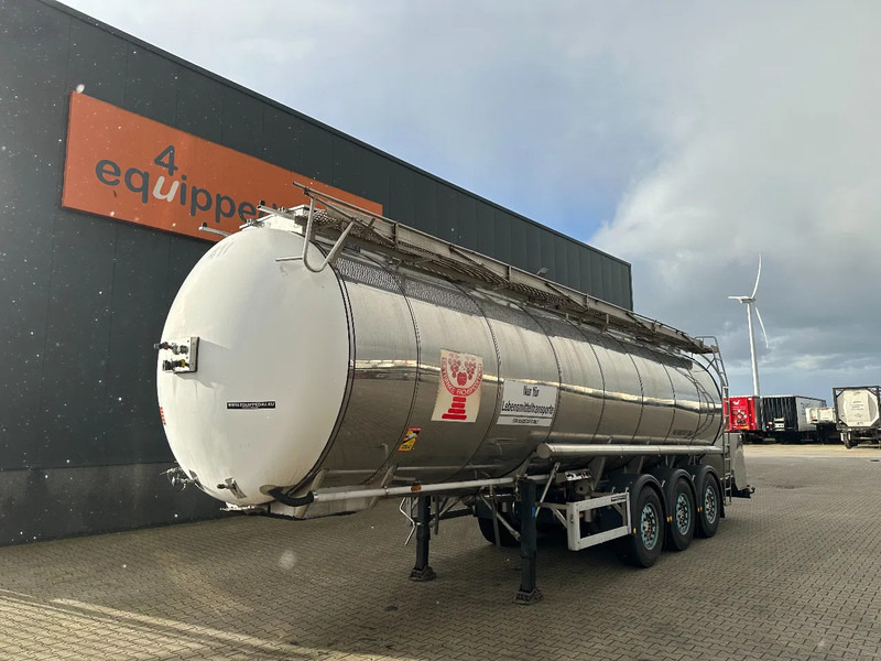 Feldbinder LEBENSMITTEL / LEVENSMIDDELEN FOOD / 33.500L / 3-COMP / PUMPE / INOX / NL-trailer / APK: 07-2026 - نصف مقطورة صهريج: صورة 1 Feldbinder LEBENSMITTEL / LEVENSMIDDELEN FOOD / 33.500L / 3-COMP / PUMPE / INOX / NL-trailer / APK: 07-2026 - نصف مقطورة صهريج: صورة 1