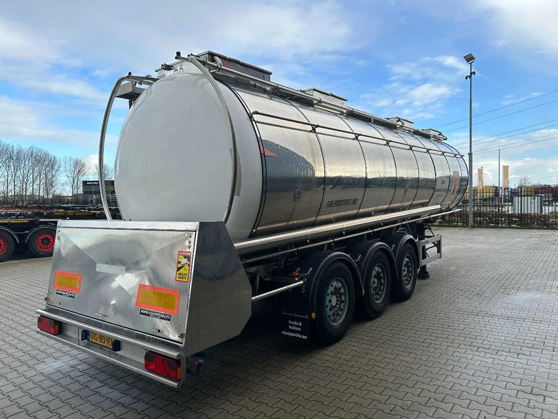 Feldbinder LEBENSMITTEL / LEVENSMIDDELEN FOOD / 33.500L / 3-COMP / PUMPE / INOX / NL-trailer / APK: 07-2026 - نصف مقطورة صهريج: صورة 3 Feldbinder LEBENSMITTEL / LEVENSMIDDELEN FOOD / 33.500L / 3-COMP / PUMPE / INOX / NL-trailer / APK: 07-2026 - نصف مقطورة صهريج: صورة 3