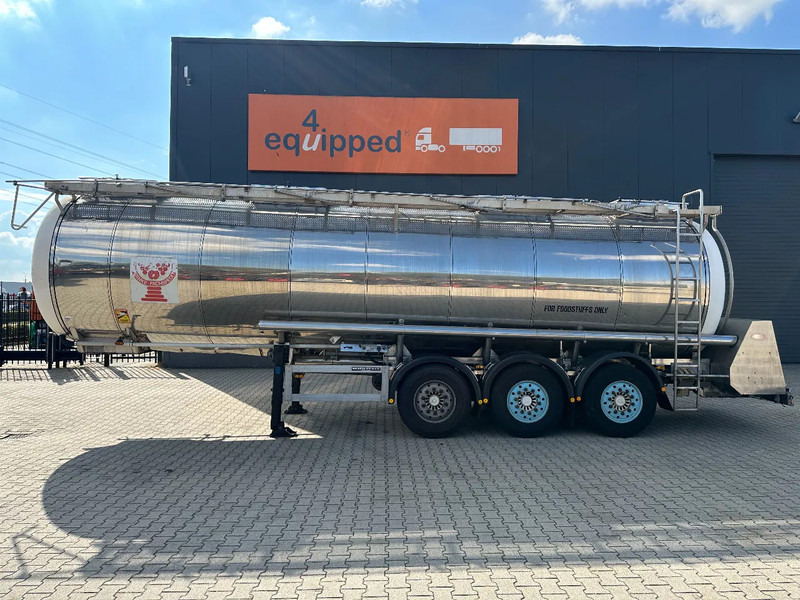 Feldbinder LEBENSMITTEL / LEVENSMIDDELEN FOOD / 33.500L / 3-COMP / PUMPE / NL-trailer / APK: 09-2026 - نصف مقطورة صهريج: صورة 2 Feldbinder LEBENSMITTEL / LEVENSMIDDELEN FOOD / 33.500L / 3-COMP / PUMPE / NL-trailer / APK: 09-2026 - نصف مقطورة صهريج: صورة 2