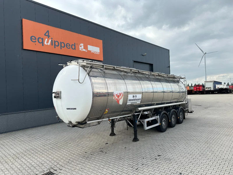 Feldbinder LEVENSMIDDELEN / FOOD / LEBENSMITTEL / 33.500L / 3-COMP / POMP / NL-trailer / APK: 10-2026, 10x beschikbaar - نصف مقطورة صهريج: صورة 1 Feldbinder LEVENSMIDDELEN / FOOD / LEBENSMITTEL / 33.500L / 3-COMP / POMP / NL-trailer / APK: 10-2026, 10x beschikbaar - نصف مقطورة صهريج: صورة 1