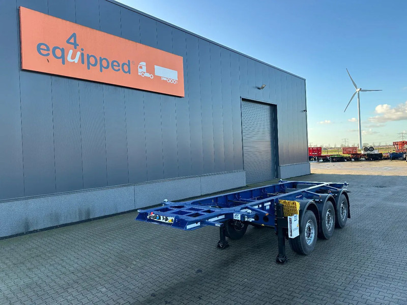 Krone NEW / DIRECT AVAILABLE 20FT ADR-CHASSIS, EMPTY WEIGHT: 3.470kg, DISCBRAKES, LIFTAXLE, 2x available - ناقل حاوية/ نصف مقطورة بحاوية: صورة 1 Krone NEW / DIRECT AVAILABLE 20FT ADR-CHASSIS, EMPTY WEIGHT: 3.470kg, DISCBRAKES, LIFTAXLE, 2x available - ناقل حاوية/ نصف مقطورة بحاوية: صورة 1