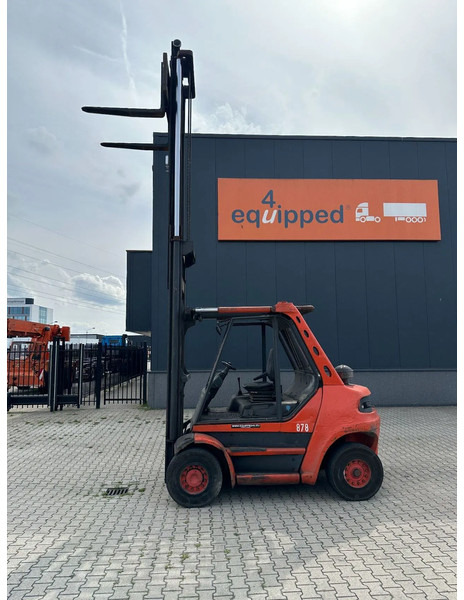 Linde H80D-03 FORKLIFT, 8000KG, duplex, 6 cil. Deutz diesel, 12.200hrs, - رافعة شوكية ديزل: صورة 4 Linde H80D-03 FORKLIFT, 8000KG, duplex, 6 cil. Deutz diesel, 12.200hrs, - رافعة شوكية ديزل: صورة 4
