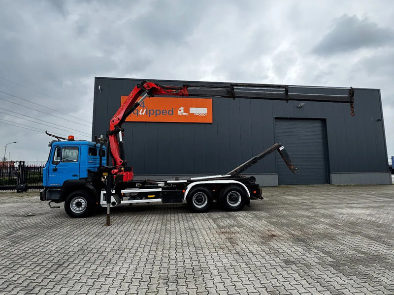 MAN FE 410A, 6x4, EURO 2, Palfinger PK17000 Crane + VDL HOOK, full spring, manual gearbox, MOT 9/2025 - شاحنة برافعة خطافية, شاحنة كرين: صورة 2 MAN FE 410A, 6x4, EURO 2, Palfinger PK17000 Crane + VDL HOOK, full spring, manual gearbox, MOT 9/2025 - شاحنة برافعة خطافية, شاحنة كرين: صورة 2