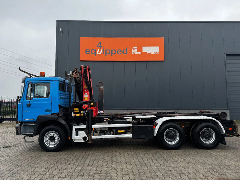MAN FE 410A, 6x4, EURO 2, Palfinger PK17000 Crane + VDL HOOK, full spring, manual gearbox, MOT 9/2025 - شاحنة برافعة خطافية, شاحنة كرين: صورة 4 MAN FE 410A, 6x4, EURO 2, Palfinger PK17000 Crane + VDL HOOK, full spring, manual gearbox, MOT 9/2025 - شاحنة برافعة خطافية, شاحنة كرين: صورة 4