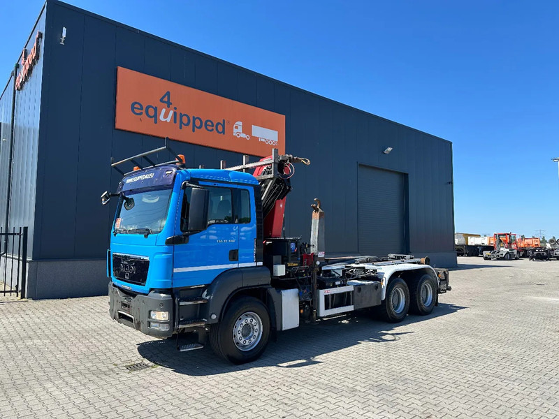 MAN TGS 33.440 6x4, EURO-5, HMF 2030 Crane + VDL HOOK, full spring, manual gearbox, MOT 03/2026 - شاحنة برافعة خطافية, شاحنة كرين: صورة 4 MAN TGS 33.440 6x4, EURO-5, HMF 2030 Crane + VDL HOOK, full spring, manual gearbox, MOT 03/2026 - شاحنة برافعة خطافية, شاحنة كرين: صورة 4