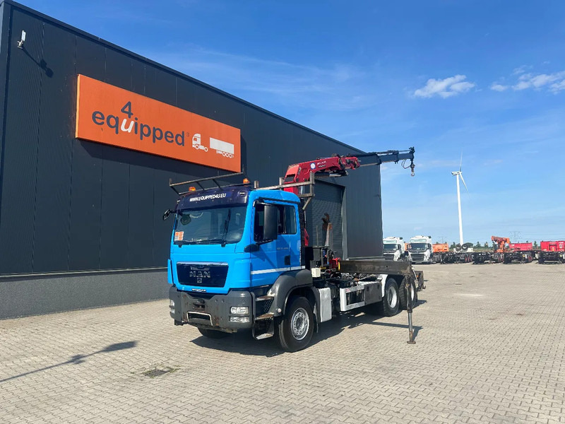 MAN TGS 33.440 6x4, EURO-5, HMF 2030 Crane + VDL HOOK, full spring, manual gearbox, MOT 03/2026 - شاحنة برافعة خطافية, شاحنة كرين: صورة 1 MAN TGS 33.440 6x4, EURO-5, HMF 2030 Crane + VDL HOOK, full spring, manual gearbox, MOT 03/2026 - شاحنة برافعة خطافية, شاحنة كرين: صورة 1