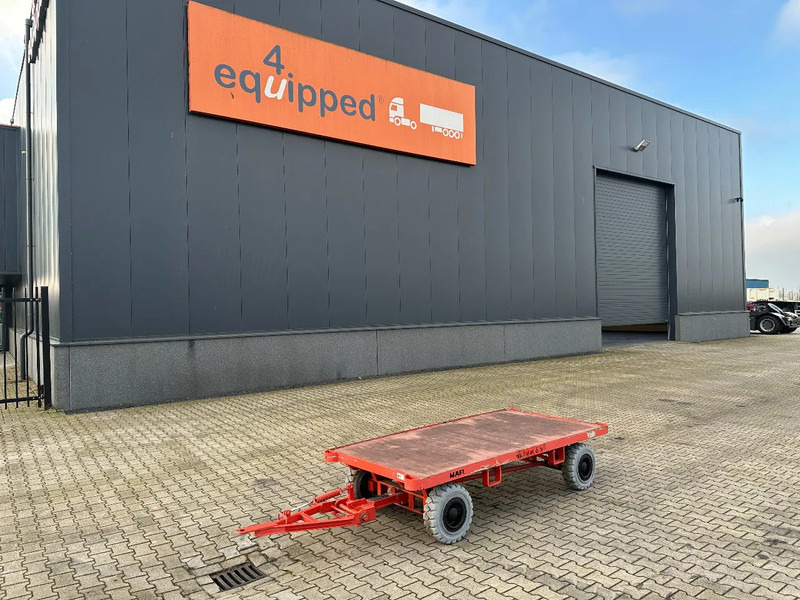 Mafi double-steered and connectable heavy-duty trailers with 6000kg loading capacity, 9x available - مقطورات مسطحة: صورة 1 Mafi double-steered and connectable heavy-duty trailers with 6000kg loading capacity, 9x available - مقطورات مسطحة: صورة 1