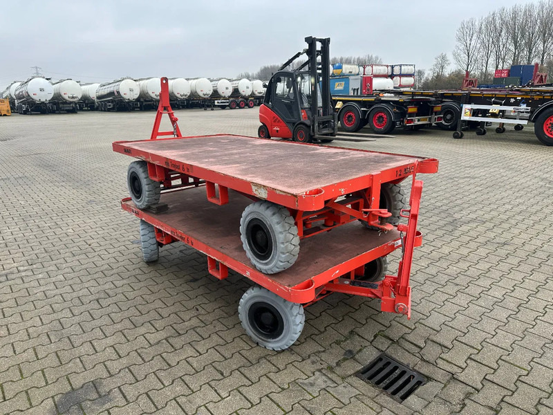 Mafi stack of 2x double-steered and connectable heavy-duty trailers with 6000kg loading capacity, 9x available - معدات المناولة: صورة 4 Mafi stack of 2x double-steered and connectable heavy-duty trailers with 6000kg loading capacity, 9x available - معدات المناولة: صورة 4