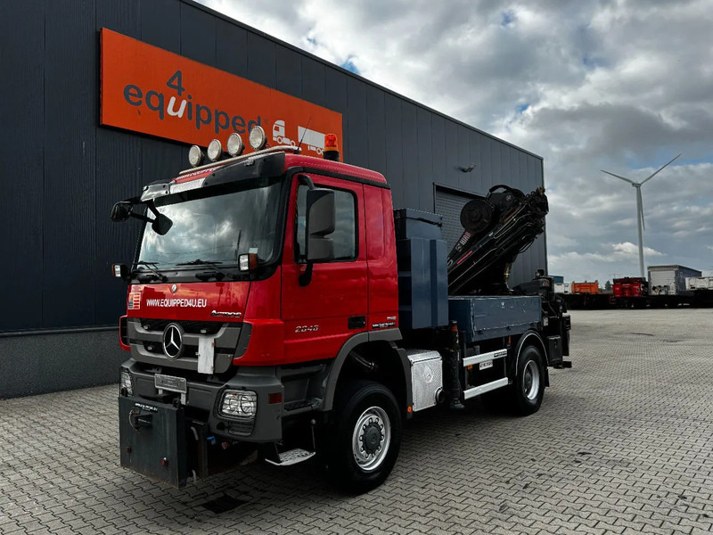 Mercedes-Benz Actros 2046 4x4 / FULL SPRING / HIAB 288 EP 5 HIPRO Crane / EURO-5 - شاحنة كرين: صورة 3 Mercedes-Benz Actros 2046 4x4 / FULL SPRING / HIAB 288 EP 5 HIPRO Crane / EURO-5 - شاحنة كرين: صورة 3