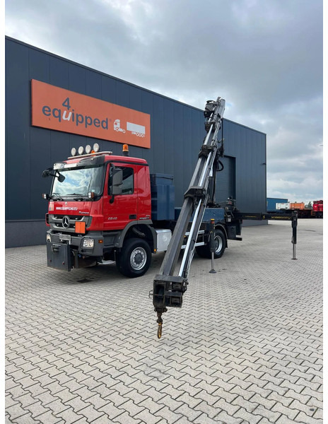 Mercedes-Benz Actros 2046 4x4 / FULL SPRING / HIAB 288 EP 5 HIPRO Crane / EURO-5 - شاحنة كرين: صورة 1 Mercedes-Benz Actros 2046 4x4 / FULL SPRING / HIAB 288 EP 5 HIPRO Crane / EURO-5 - شاحنة كرين: صورة 1