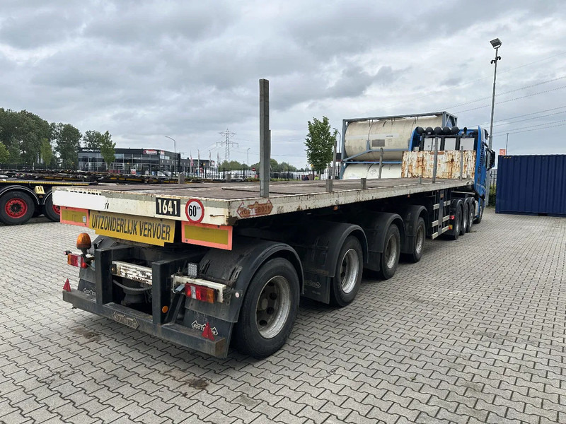 Nooteboom OVB-73-04, 73 tons 4-axle Ballast trailer, 3 hydraulic steering axles, 75% tyres, MOT 03/2026 - نصف مقطورة مسطحة: صورة 5 Nooteboom OVB-73-04, 73 tons 4-axle Ballast trailer, 3 hydraulic steering axles, 75% tyres, MOT 03/2026 - نصف مقطورة مسطحة: صورة 5