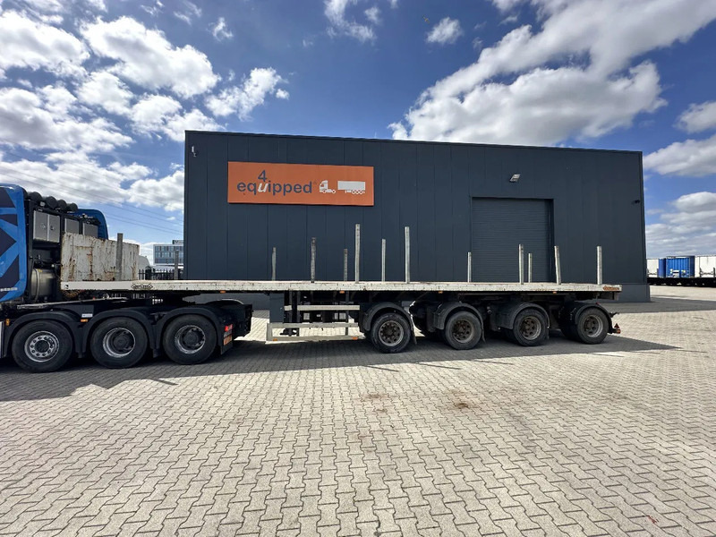 Nooteboom OVB-73-04, 73 tons Ballast trailer, 4 axles, 3 hydraulic steering axles - نصف مقطورة مسطحة: صورة 2 Nooteboom OVB-73-04, 73 tons Ballast trailer, 4 axles, 3 hydraulic steering axles - نصف مقطورة مسطحة: صورة 2