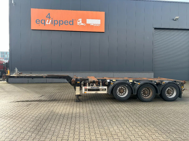 Pacton 45FT HC multi (3x extendable) / liftaxle / BPW drum / NL-chassis - ناقل حاوية/ نصف مقطورة بحاوية: صورة 4 Pacton 45FT HC multi (3x extendable) / liftaxle / BPW drum / NL-chassis - ناقل حاوية/ نصف مقطورة بحاوية: صورة 4