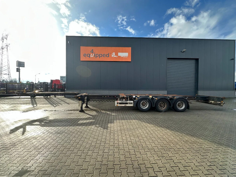 Pacton 45FT HC multi (3x extendable) / liftaxle / BPW drum / NL-chassis - ناقل حاوية/ نصف مقطورة بحاوية: صورة 3 Pacton 45FT HC multi (3x extendable) / liftaxle / BPW drum / NL-chassis - ناقل حاوية/ نصف مقطورة بحاوية: صورة 3