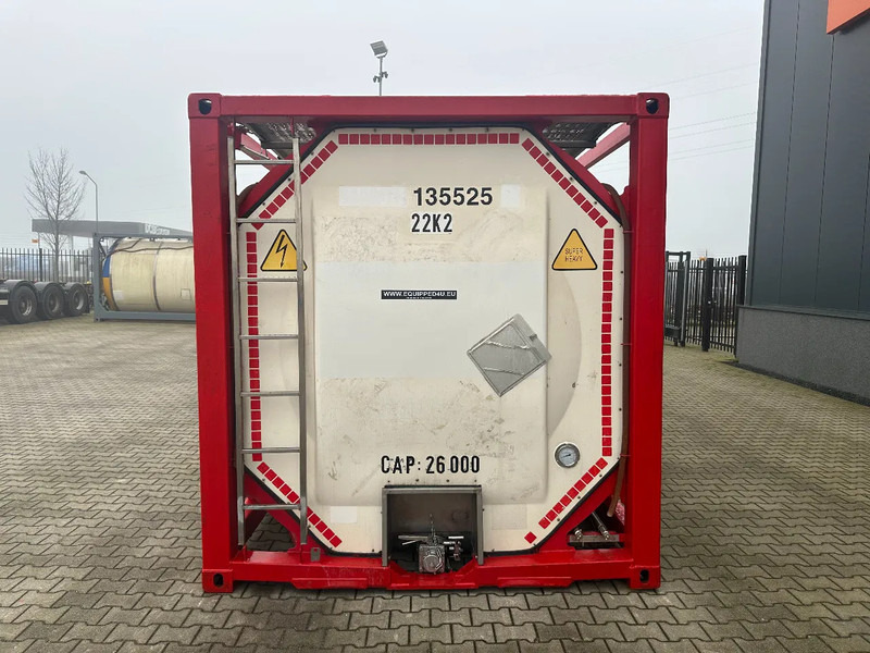 خزان تخزين لنقل الوقود SINGAMAS 20FT ISO, 26.000L/1-COMP/3 BAFFELS/3 manholes, 5Y inspection: 06/2027: صورة 6