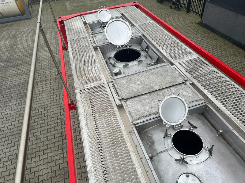 خزان تخزين لنقل الوقود SINGAMAS 20FT ISO, 26.000L/1-COMP/3 BAFFELS/3 manholes, 5Y inspection: 06/2027: صورة 14