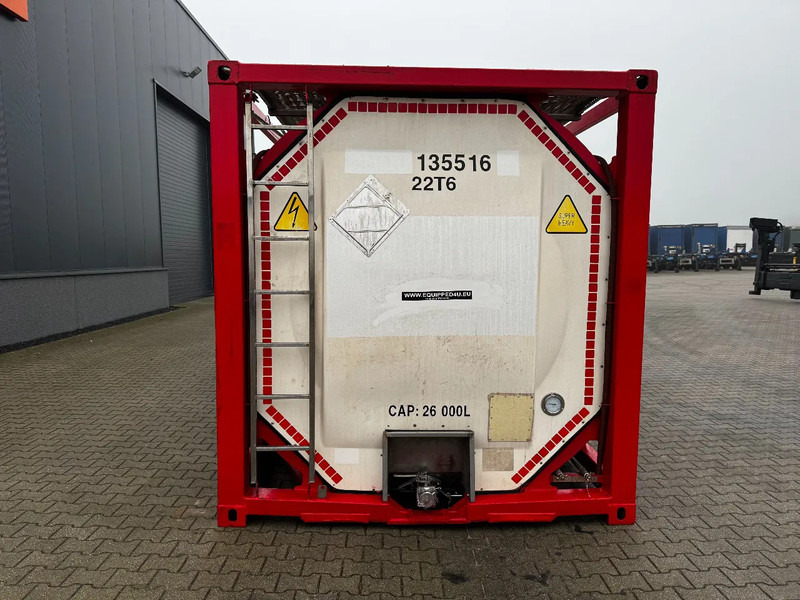 SINGAMAS 20FT ISO, 26.000L/1-COMP/3 BAFFELS/3 manholes, 5Y inspection: 07/2027 - خزان تخزين: صورة 4 SINGAMAS 20FT ISO, 26.000L/1-COMP/3 BAFFELS/3 manholes, 5Y inspection: 07/2027 - خزان تخزين: صورة 4