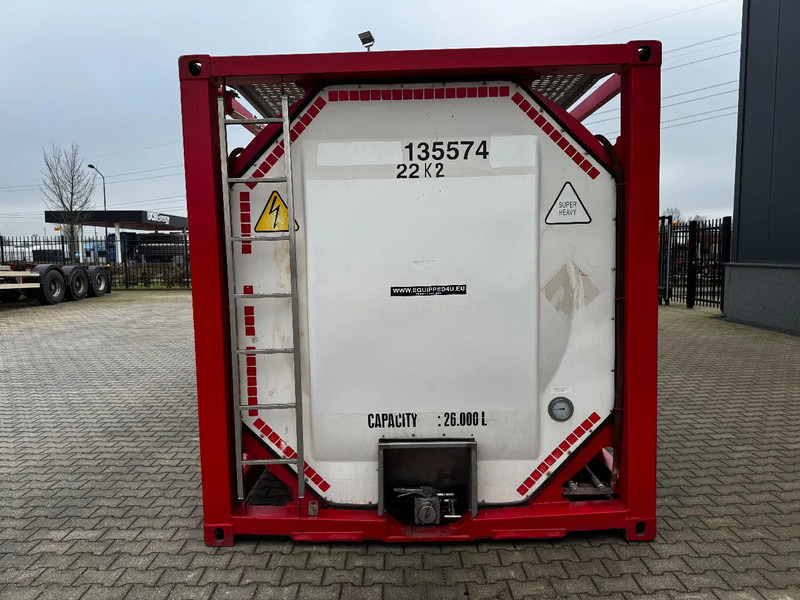 SINGAMAS 20FT ISO, 26.000L/1-COMP/3 BAFFELS/3 manholes, 5Y inspection: 11/2025 - خزان تخزين: صورة 5 SINGAMAS 20FT ISO, 26.000L/1-COMP/3 BAFFELS/3 manholes, 5Y inspection: 11/2025 - خزان تخزين: صورة 5