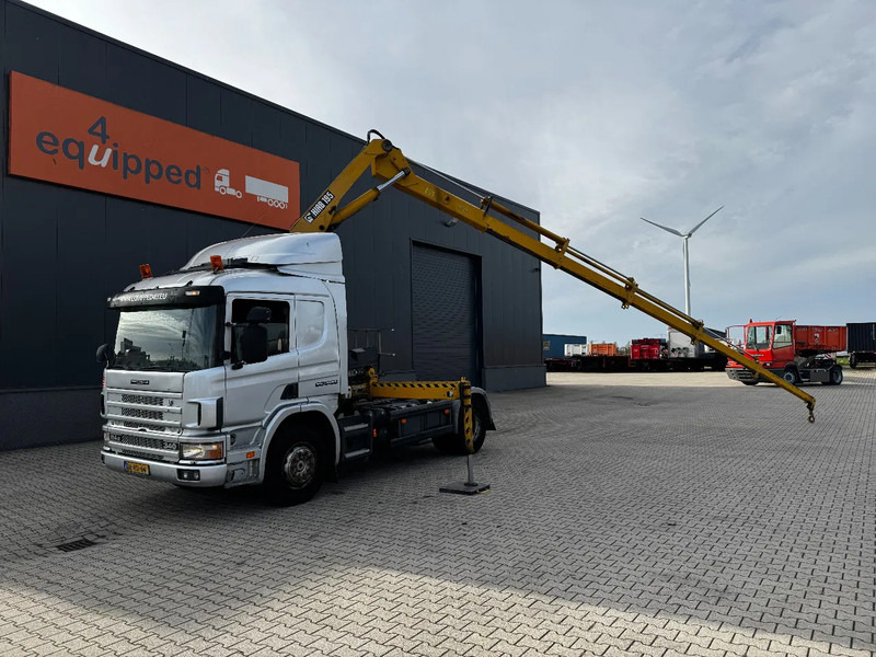 Scania P114-340 + HIAB 19-5 crane + remote / Euro-3 / 3 pedals / NL-truck / APK: 12-2025 - شاحنة كرين: صورة 3 Scania P114-340 + HIAB 19-5 crane + remote / Euro-3 / 3 pedals / NL-truck / APK: 12-2025 - شاحنة كرين: صورة 3