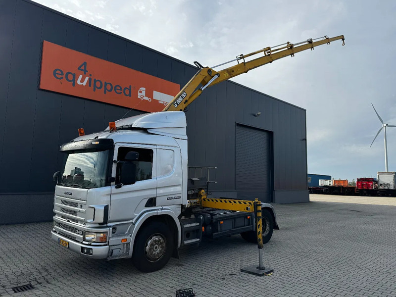 Scania P114-340 + HIAB 19-5 crane + remote / Euro-3 / 3 pedals / NL-truck / APK: 12-2025 - شاحنة كرين: صورة 2 Scania P114-340 + HIAB 19-5 crane + remote / Euro-3 / 3 pedals / NL-truck / APK: 12-2025 - شاحنة كرين: صورة 2