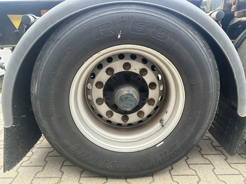 ناقل حاوية/ نصف مقطورة بحاوية TURBOS HOET Turbo's Hoet 20FT High Cube GOOSENECK ADR CHASSIS / BPW + DISC / ADR (FL, AT, OX) / NL- trailer / APK / 2x available: صورة 15