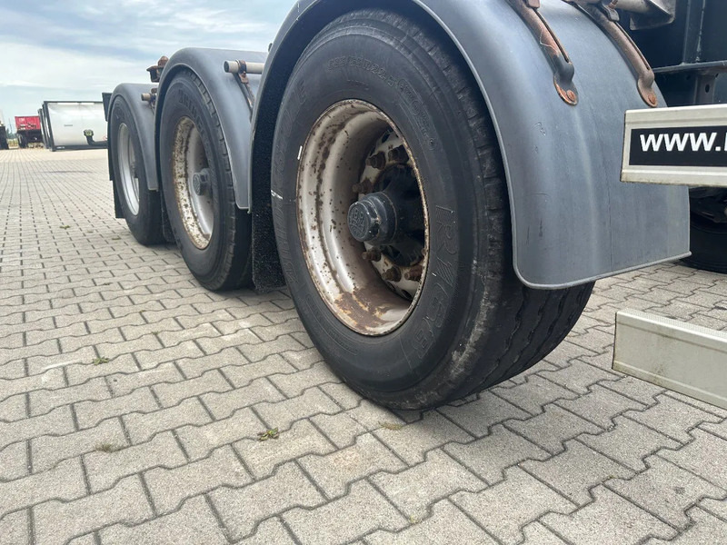 ناقل حاوية/ نصف مقطورة بحاوية TURBOS HOET Turbo's Hoet 20FT High Cube GOOSENECK ADR CHASSIS / BPW + DISC / ADR (FL, AT, OX) / NL- trailer / APK / 2x available: صورة 16