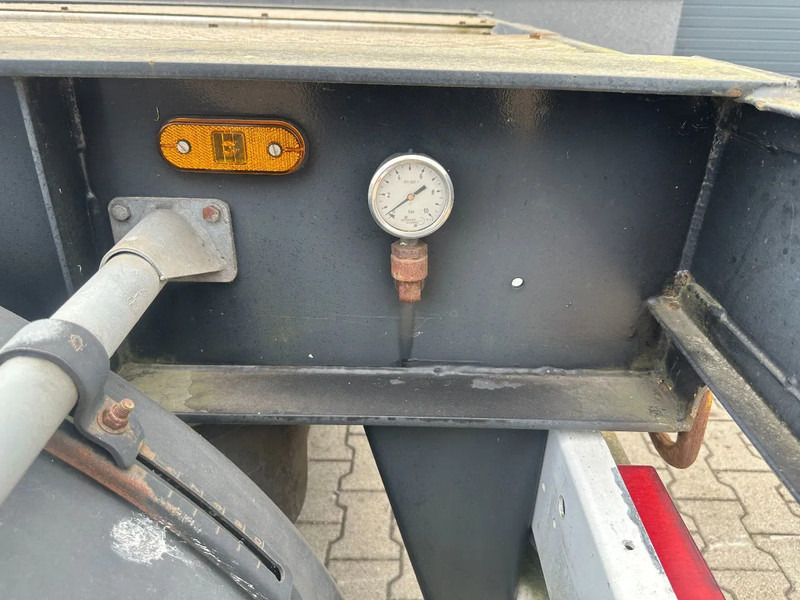 ناقل حاوية/ نصف مقطورة بحاوية TURBOS HOET Turbo's Hoet 20FT High Cube GOOSENECK ADR CHASSIS / BPW + DISC / ADR (FL, AT, OX) / NL- trailer / APK / 2x available: صورة 12