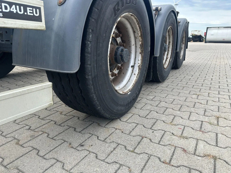 ناقل حاوية/ نصف مقطورة بحاوية TURBOS HOET Turbo's Hoet 20FT High Cube GOOSENECK ADR CHASSIS / BPW + DISC / ADR (FL, AT, OX) / NL- trailer / APK / 2x available: صورة 17