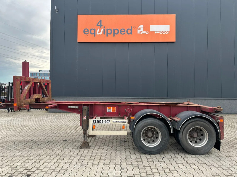 Van Hool 2 AXLE 20FT TIPPING-CHASSIS, TWIN-TIRES, BPW + DRUM, ALCOA - ناقل حاوية/ نصف مقطورة بحاوية: صورة 2 Van Hool 2 AXLE 20FT TIPPING-CHASSIS, TWIN-TIRES, BPW + DRUM, ALCOA - ناقل حاوية/ نصف مقطورة بحاوية: صورة 2