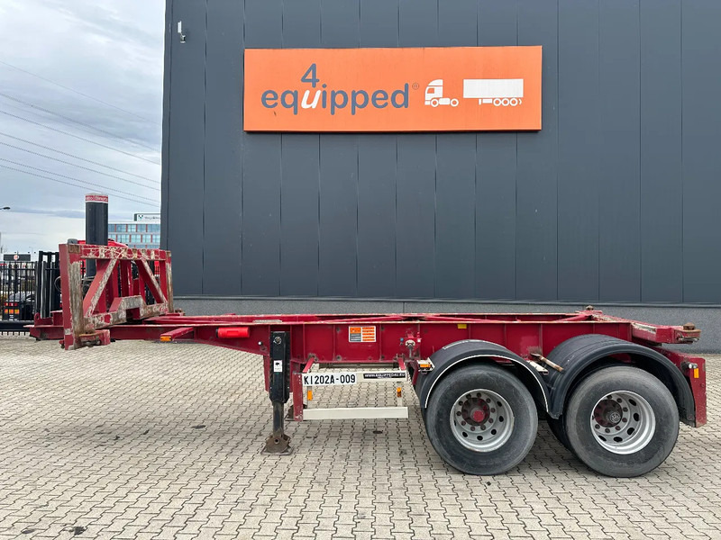 Van Hool 2 AXLE 20FT TIPPING-CHASSIS, TWIN-TIRES, BPW + DRUM, ALCOA - ناقل حاوية/ نصف مقطورة بحاوية: صورة 2 Van Hool 2 AXLE 20FT TIPPING-CHASSIS, TWIN-TIRES, BPW + DRUM, ALCOA - ناقل حاوية/ نصف مقطورة بحاوية: صورة 2