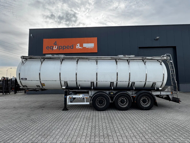 Van Hool LEBENSMITTEL / RVS Rahmen / Leergewicht: 5.860kg / 29.500L / 1-Kammer+ 1 Schwallwand / Scheibebremse / NL / APK 02-2026 - نصف مقطورة صهريج: صورة 2 Van Hool LEBENSMITTEL / RVS Rahmen / Leergewicht: 5.860kg / 29.500L / 1-Kammer+ 1 Schwallwand / Scheibebremse / NL / APK 02-2026 - نصف مقطورة صهريج: صورة 2