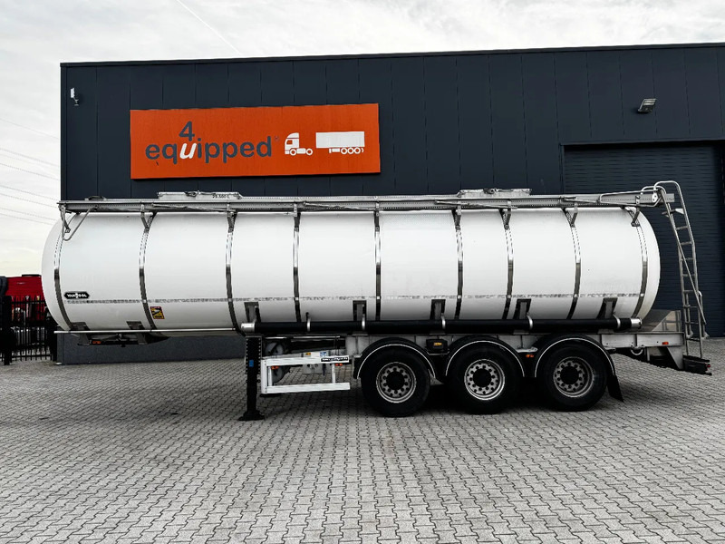 Van Hool LEVENSMIDDEL / RVS Rahmen / Leergewicht: 5.860kg / 29.500L / 1-Kammer+ 1 Schwallwand / Scheibebremse / NL / APK 03-2026 - نصف مقطورة صهريج: صورة 2 Van Hool LEVENSMIDDEL / RVS Rahmen / Leergewicht: 5.860kg / 29.500L / 1-Kammer+ 1 Schwallwand / Scheibebremse / NL / APK 03-2026 - نصف مقطورة صهريج: صورة 2