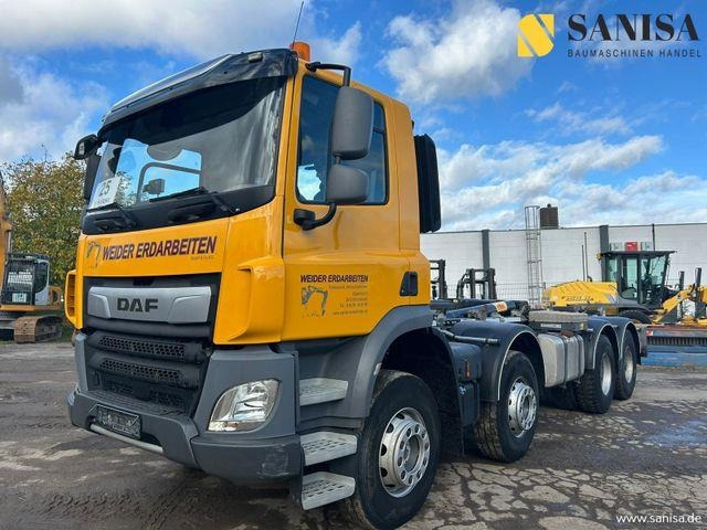 DAF CF 450/Abrollkipper HYVA 30-67-S 30TON/Lenkachse - شاحنة برافعة خطافية: صورة 2 DAF CF 450/Abrollkipper HYVA 30-67-S 30TON/Lenkachse - شاحنة برافعة خطافية: صورة 2