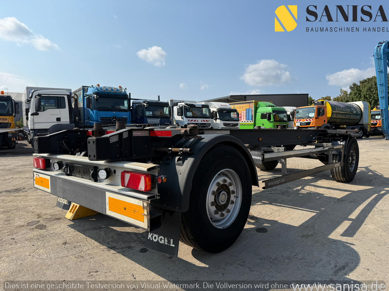 KÖGEL AW18/Wechselfahrgestell/BDF/Pneumatik - مقطورة بهيكل معدني: صورة 4 KÖGEL AW18/Wechselfahrgestell/BDF/Pneumatik - مقطورة بهيكل معدني: صورة 4
