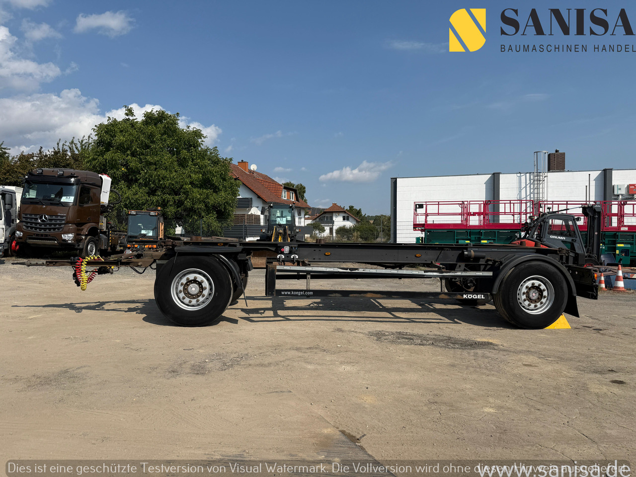 KÖGEL AW18/Wechselfahrgestell/BDF/Pneumatik - مقطورة بهيكل معدني: صورة 2 KÖGEL AW18/Wechselfahrgestell/BDF/Pneumatik - مقطورة بهيكل معدني: صورة 2