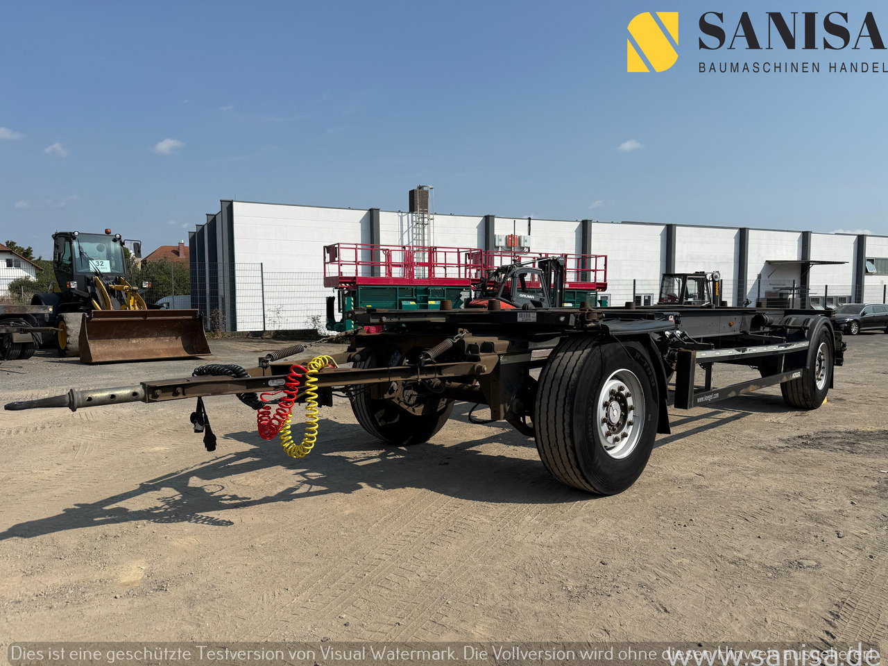 KÖGEL AW18/Wechselfahrgestell/BDF/Pneumatik - مقطورة بهيكل معدني: صورة 1 KÖGEL AW18/Wechselfahrgestell/BDF/Pneumatik - مقطورة بهيكل معدني: صورة 1